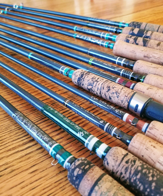 Salmon, Trout, & Inshore 7' Spin or Bait Cast Rods